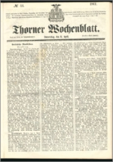 Thorner Wochenblatt 1861, No. 44