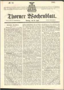 Thorner Wochenblatt 1861, No. 52