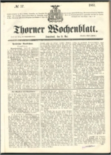 Thorner Wochenblatt 1861, No. 57