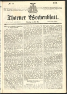 Thorner Wochenblatt 1861, No. 63
