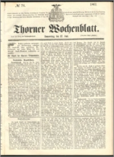 Thorner Wochenblatt 1861, No. 76