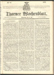 Thorner Wochenblatt 1861, No. 82