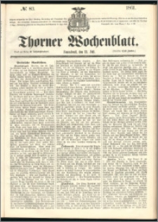 Thorner Wochenblatt 1861, No. 83