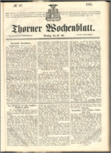 Thorner Wochenblatt 1861, No. 87