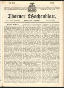 Thorner Wochenblatt 1861, No. 106
