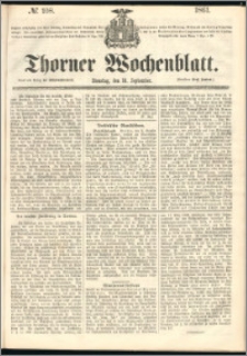 Thorner Wochenblatt 1861, No. 108