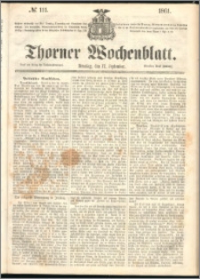 Thorner Wochenblatt 1861, No. 111