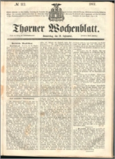 Thorner Wochenblatt 1861, No. 112