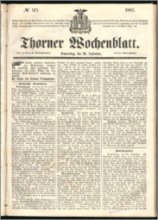 Thorner Wochenblatt 1861, No. 115