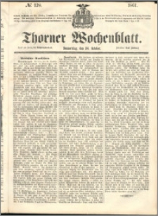 Thorner Wochenblatt 1861, No. 128 + Beilage