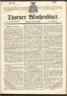 Thorner Wochenblatt 1861, No. 130 + Beilage