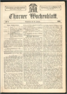 Thorner Wochenblatt 1862, No. 8 + Beilage