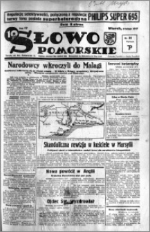 Słowo Pomorskie 1937.02.09 R.17 nr 31