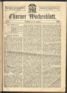 Thorner Wochenblatt 1863, No. 6 + Extra Beilage
