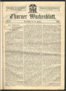 Thorner Wochenblatt 1863, No. 13 + Extra Beilage