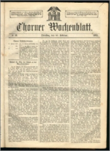 Thorner Wochenblatt 1863, No. 18 + Extra Beilage