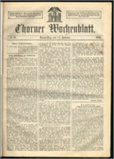 Thorner Wochenblatt 1863, No. 19