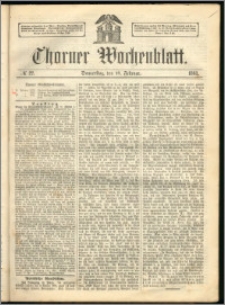 Thorner Wochenblatt 1863, No. 22