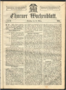 Thorner Wochenblatt 1863, No. 39