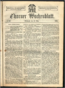 Thorner Wochenblatt 1863, No. 62