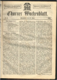 Thorner Wochenblatt 1863, No. 72