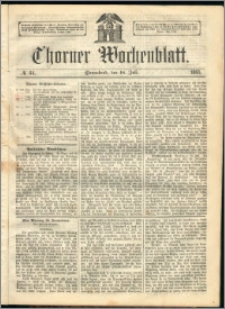 Thorner Wochenblatt 1863, No. 84