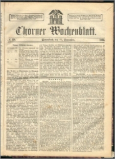 Thorner Wochenblatt 1863, No. 138 + Beilage