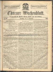 Thorner Wochenblatt 1863, No. 142 + Beilage