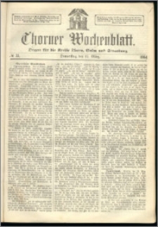 Thorner Wochenblatt 1864, No. 33 + Extra Beilage