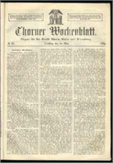 Thorner Wochenblatt 1864, No. 60 + Beilage