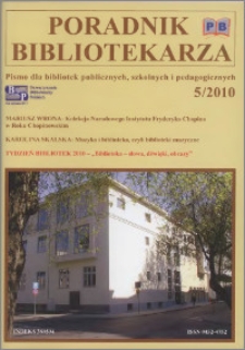 Poradnik Bibliotekarza 2010, nr 5