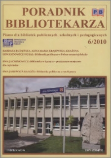 Poradnik Bibliotekarza 2010, nr 6