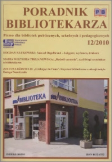 Poradnik Bibliotekarza 2010, nr 12