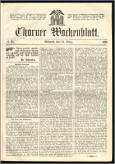 Thorner Wochenblatt 1866, No. 45