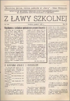 Z ławy szkolnej: Kwartalnik młodzieży szkolnej I Liceum Ogólnokształcącego im. Filomatów Ziemi Michałowskiej R. 1977, Nr. 4(9)