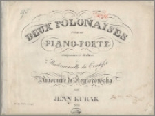 Deux polonaises pour le piano-forte : composées et dediées a Mademoiselle la Comtesse Antoinette de Komorowska