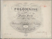 Polonaise pour le Piano Forte : composée et dediée a Mademoiselle Charlotte de Nemethy