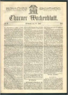 Thorner Wochenblatt 1867, No. 91 + Extra Beilage