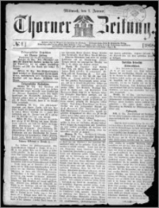 Thorner Zeitung 1868, No. 1