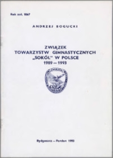 Związek Towarzystw Gimnastycznych "Sokół" w Polsce 1989-1993