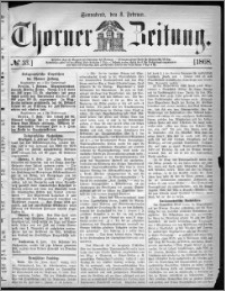 Thorner Zeitung 1868, No. 33 + Beilagenwerbung