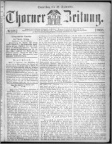 Thorner Zeitung 1868, No. 218