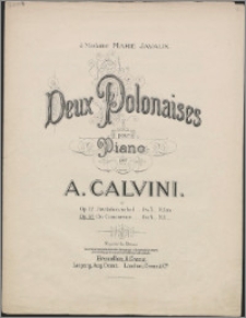 Deux polonaises : pour piano