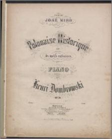 Polonaise historique : sur des motifs nationaux pour piano : op. 30