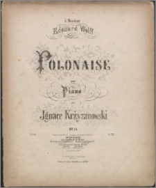 Polonaise : pour le piano : op. 14