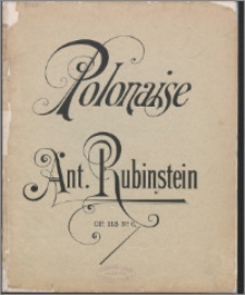 Souvenir de Dresde : six morceaux pour piano : op. 118. No. 6, Polonaise