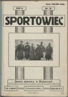 Sportowiec 1924, R. 2 nr 16