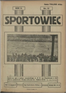 Sportowiec 1924, R. 2 nr 17