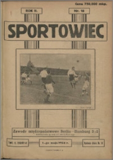 Sportowiec 1924, R. 2 nr 18