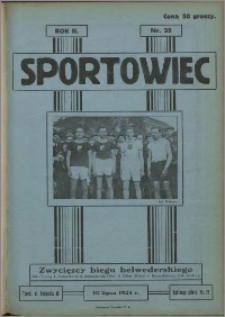 Sportowiec 1924, R. 2 nr 35